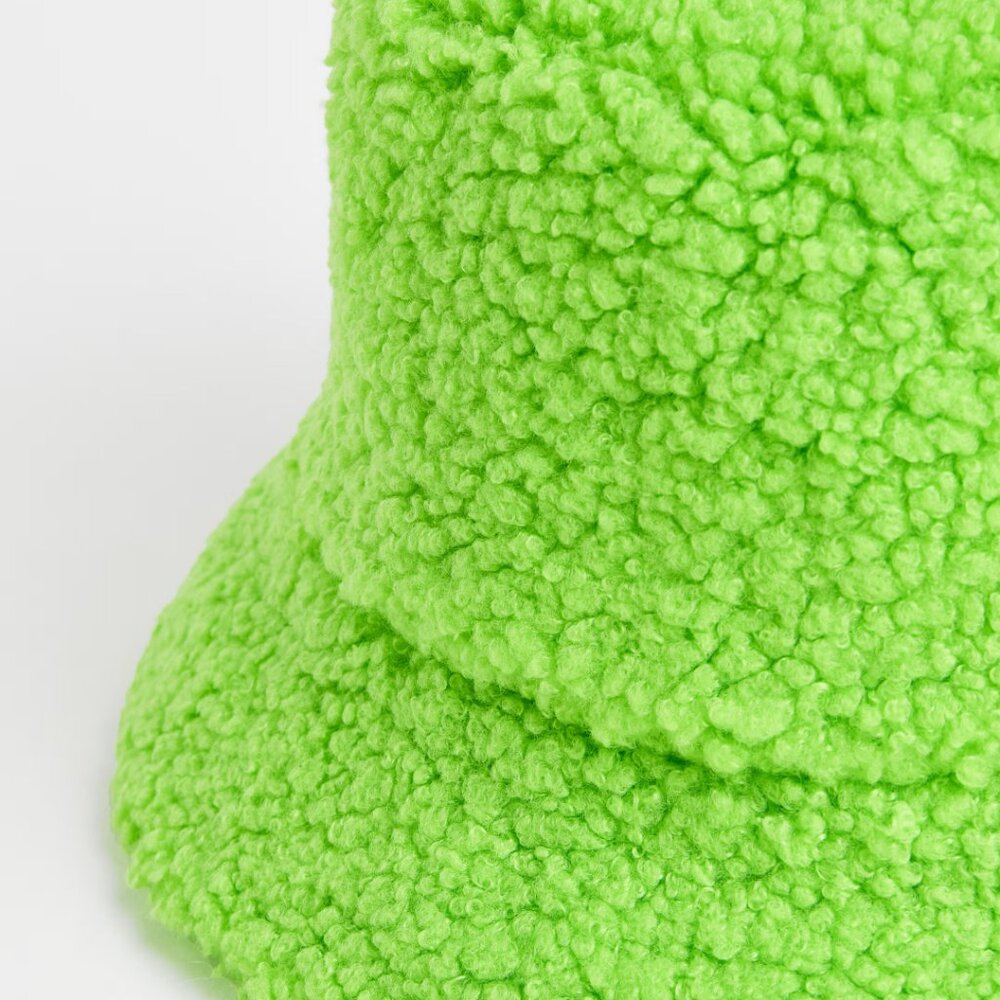 NWOT H&M Bucket Hat in Neon Green - Picture 2 of 6